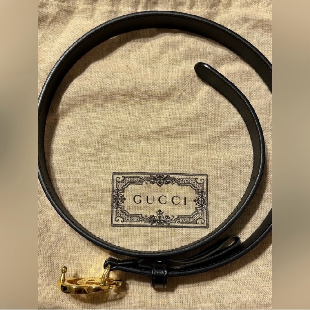 Gucci Black Belt